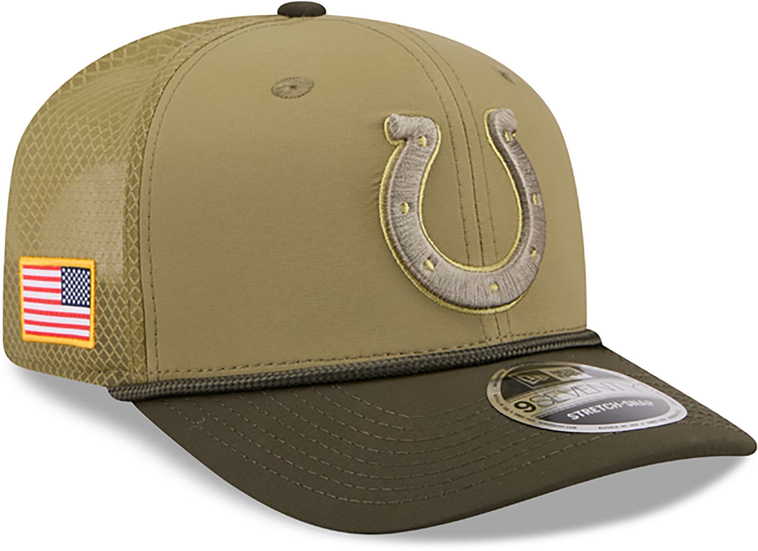 New Era Men's Colts 25 Salute to Service 9SEVENTY Cap - view number 5