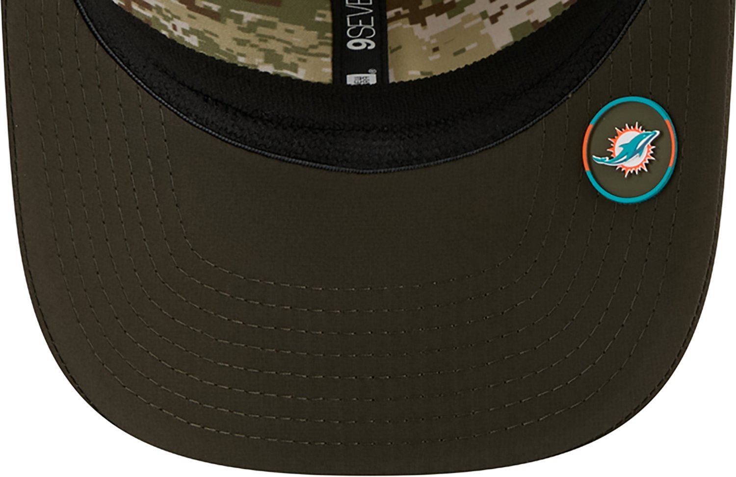 New Era Men's Dolphins 25 Salute to Service 9SEVENTY Cap - view number 7