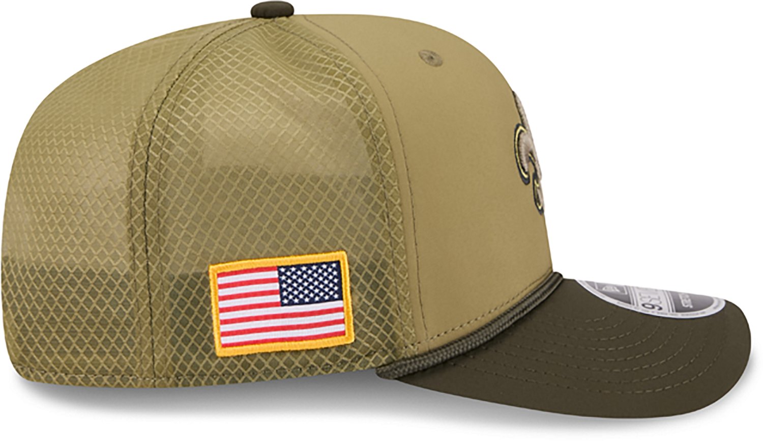 New Era Men's Saints 25 Salute to Service 9SEVENTY Cap - view number 2