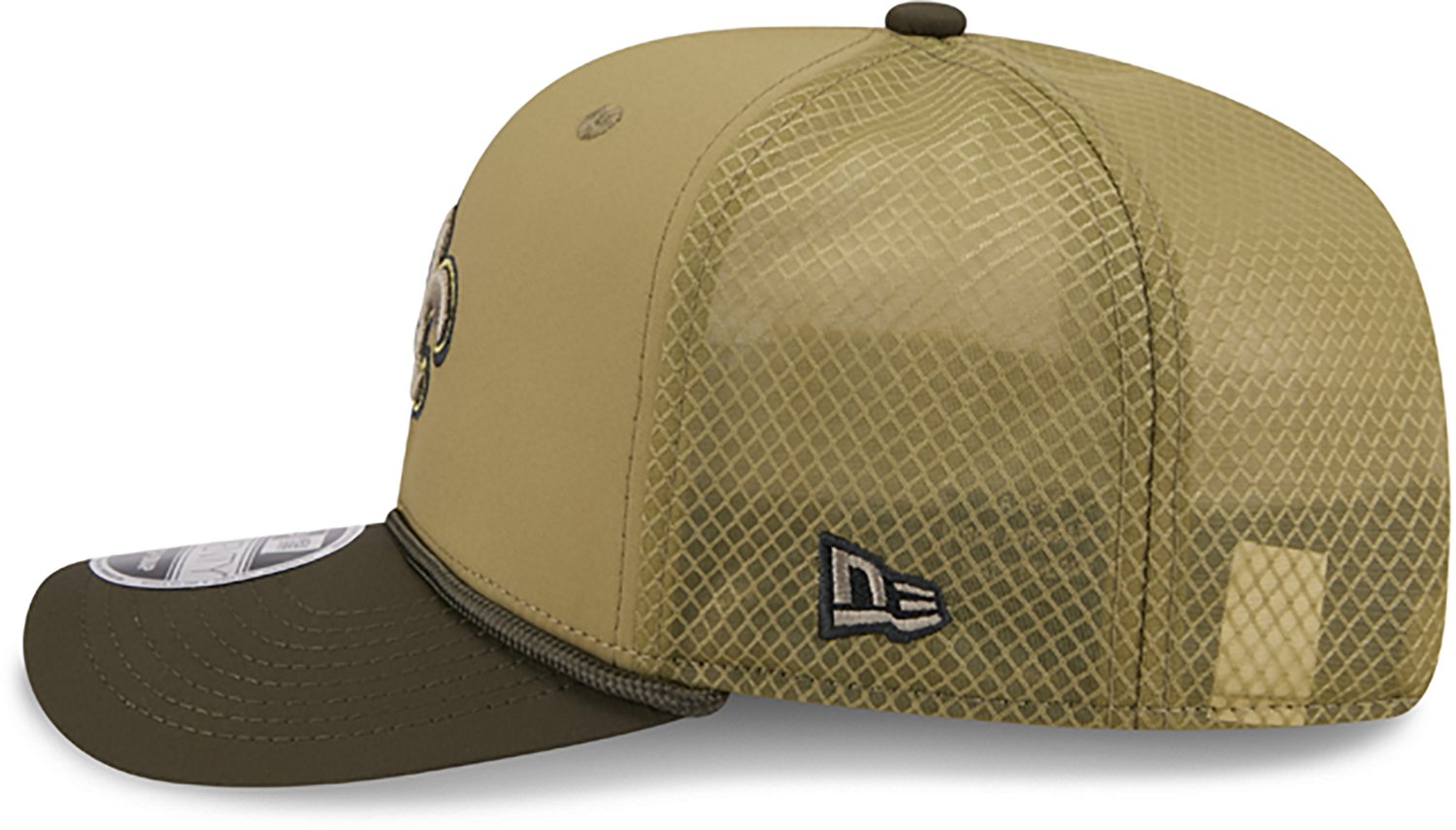 New Era Men's Saints 25 Salute to Service 9SEVENTY Cap - view number 3