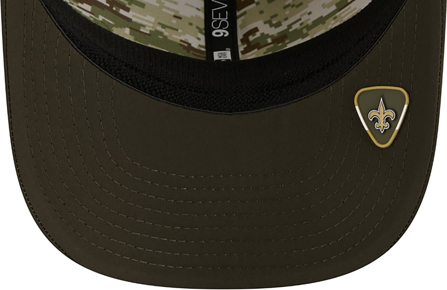New Era Men's Saints 25 Salute to Service 9SEVENTY Cap - view number 6