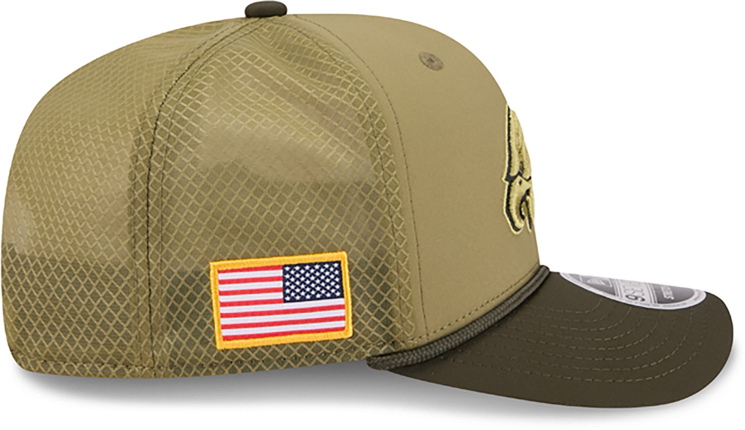 New Era Men's Eagles 25 Salute to Service 9SEVENTY Cap - view number 3
