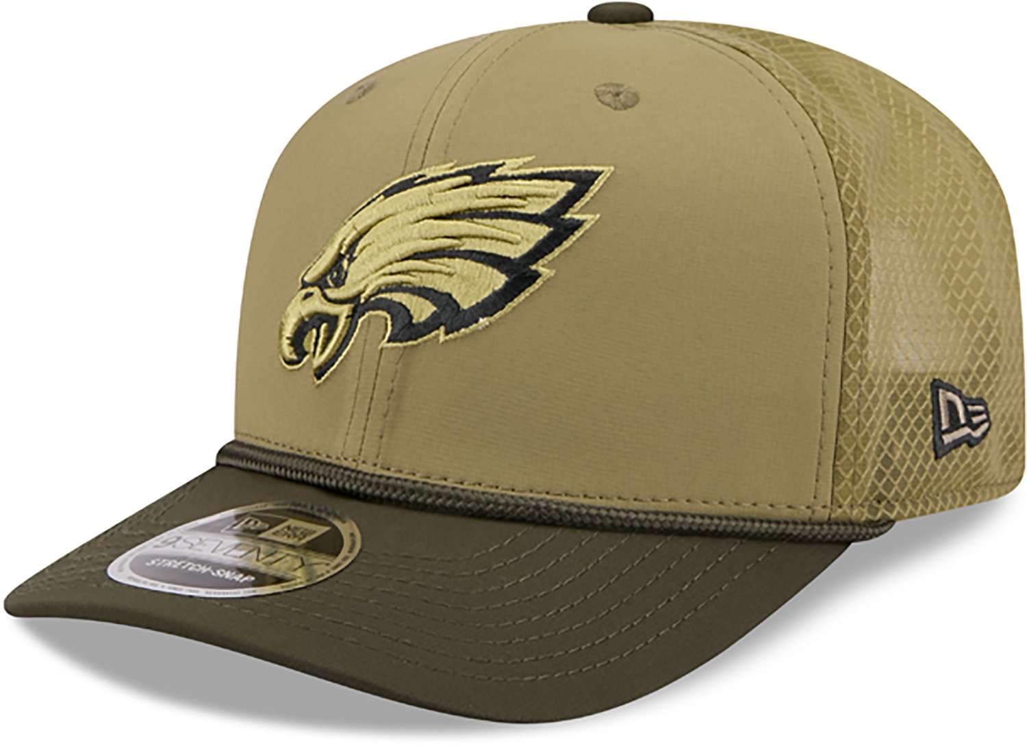 New Era Men's Eagles 25 Salute to Service 9SEVENTY Cap - view number 6