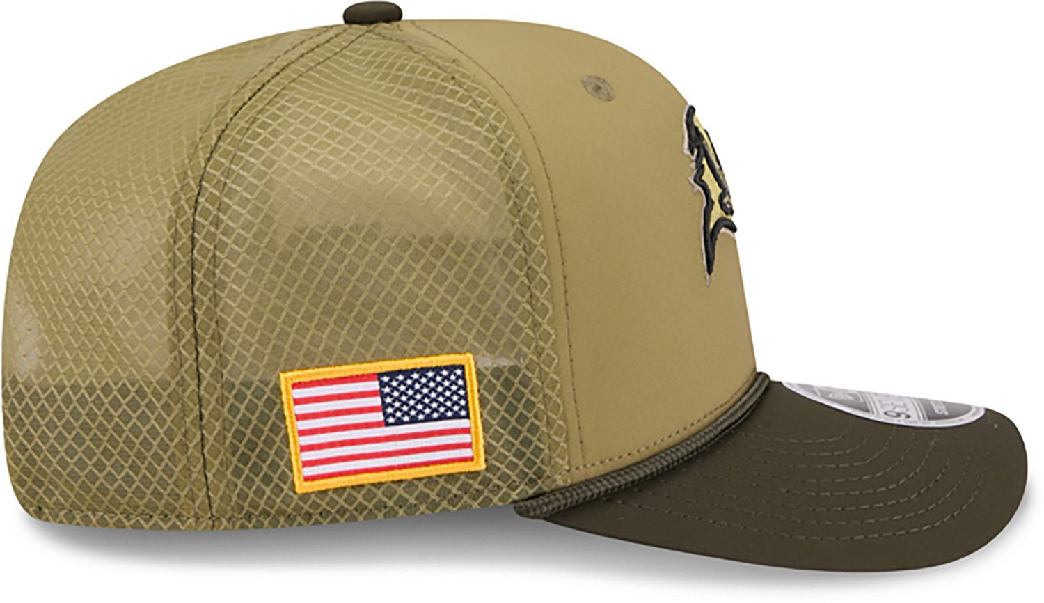 New Era Men's Buccaneers 25 Salute to Service 9SEVENTY Cap - view number 3