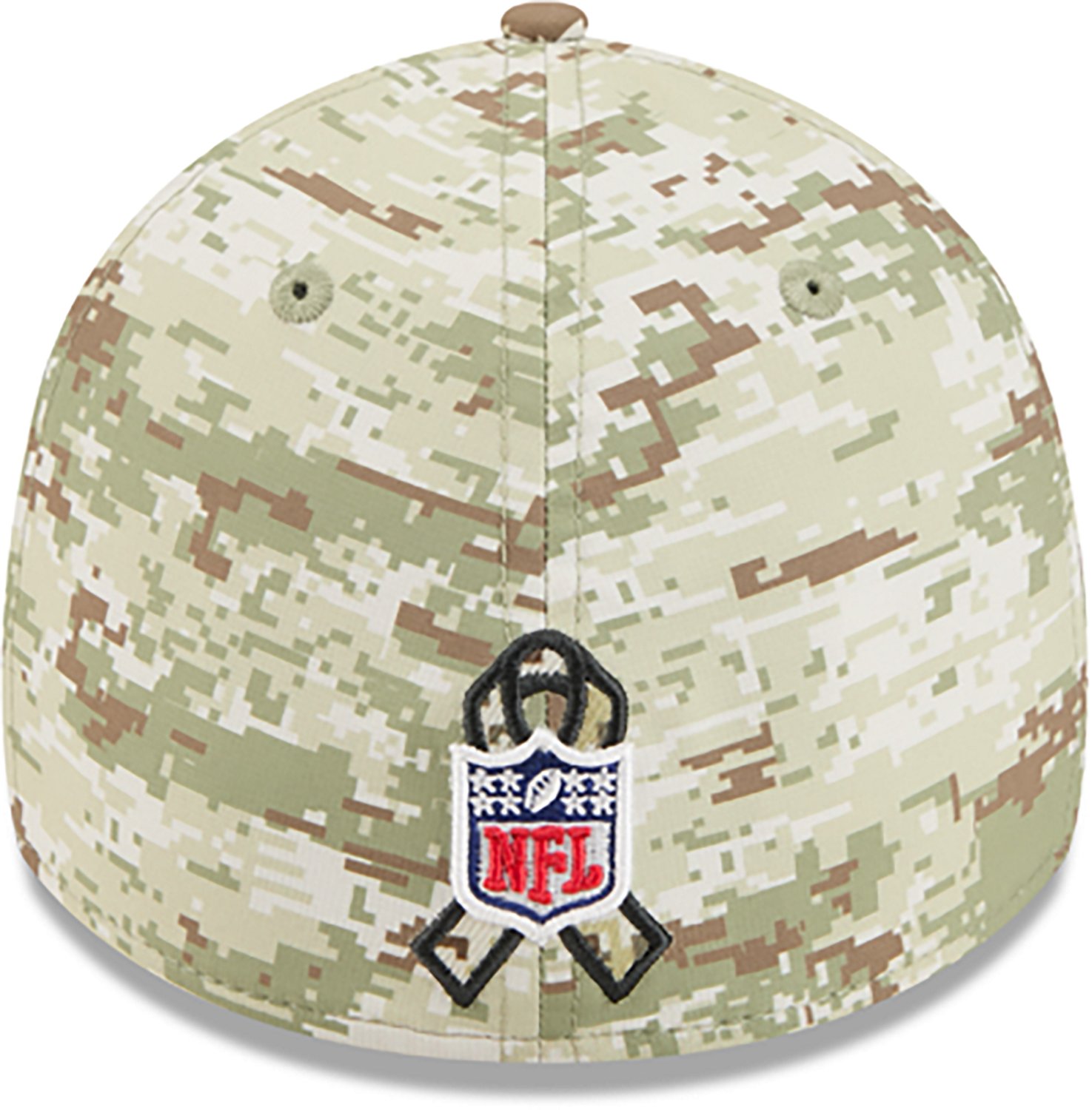 New Era Men's Falcons 25 Salute to Service Camo 39THIRTY Cap - view number 2