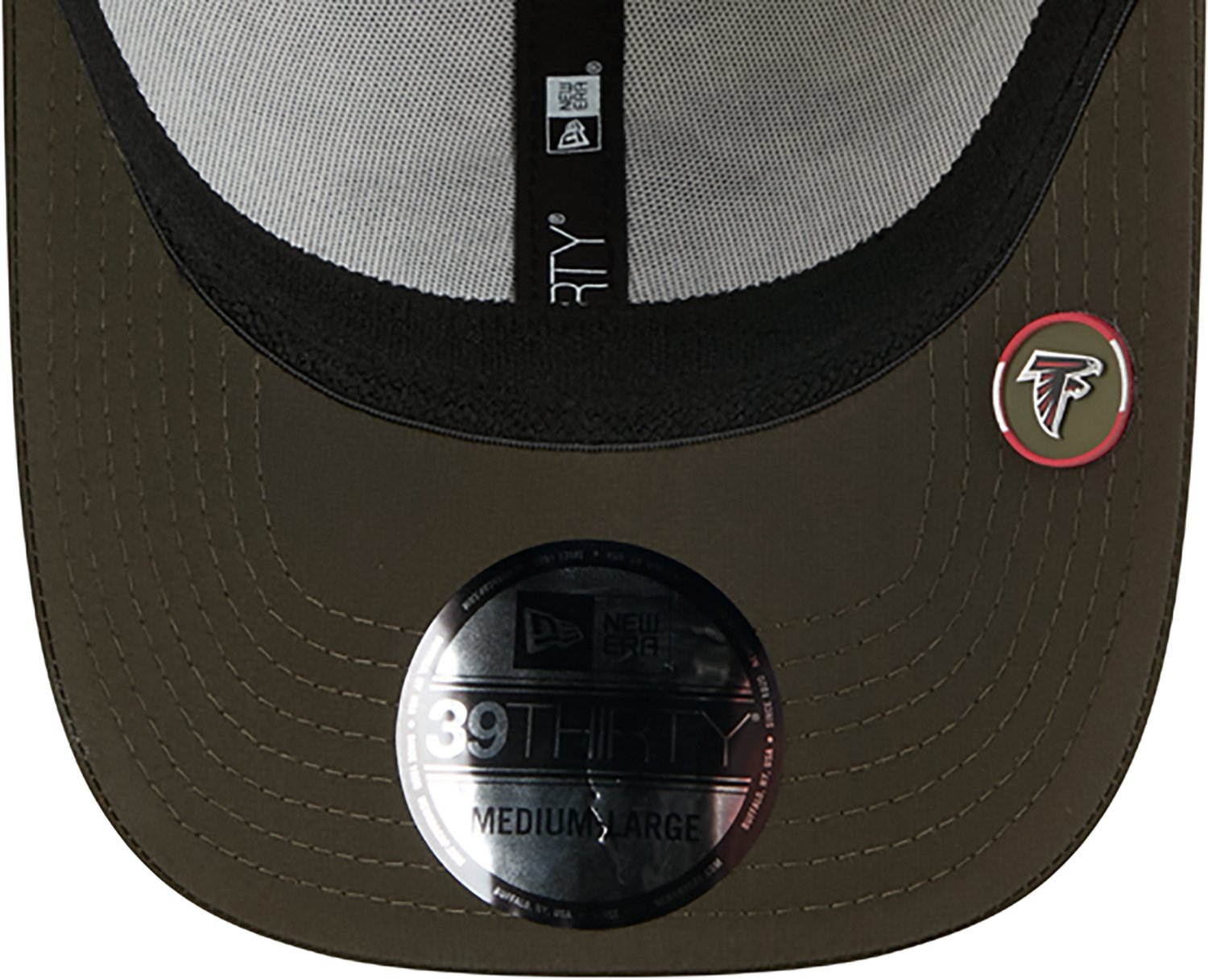 New Era Men's Falcons 25 Salute to Service Camo 39THIRTY Cap - view number 7