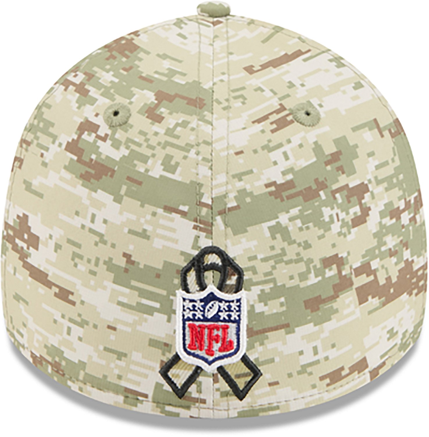 New Era Men's Ravens 25 Salute to Service Camo 39THIRTY Cap - view number 2