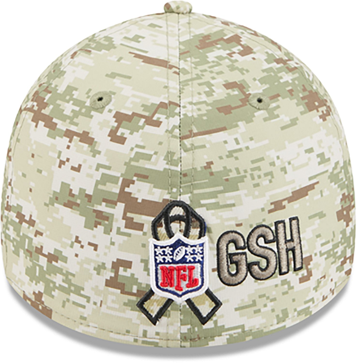 New Era Men's Bears 25 Salute to Service Camo 39THIRTY Cap - view number 2