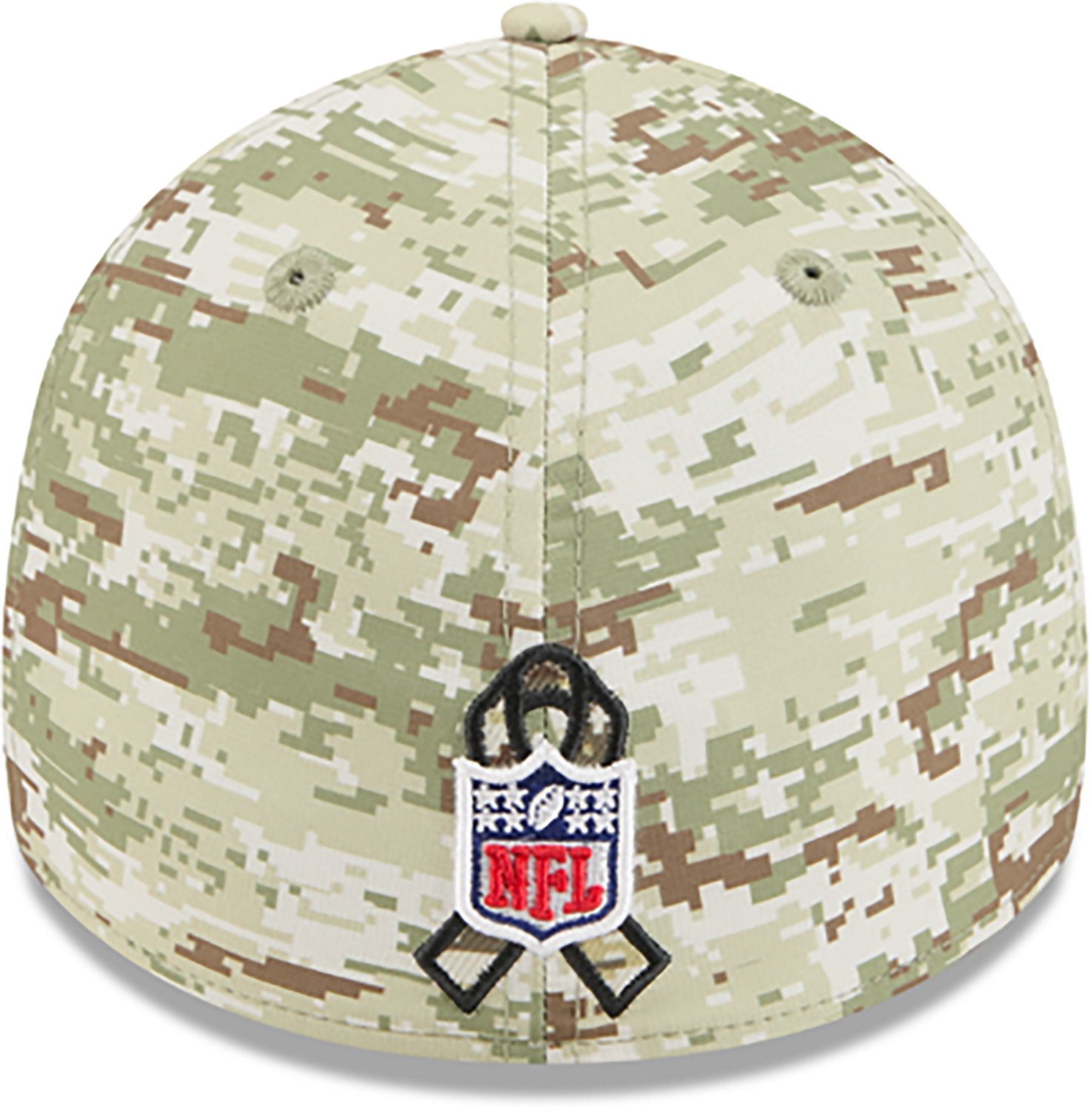 New Era Men's Bengals 25 Salute to Service Camo 39THIRTY Cap - view number 2