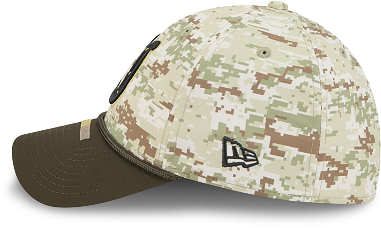 New Era Men's Colts 25 Salute to Service Camo 39THIRTY Cap - view number 4