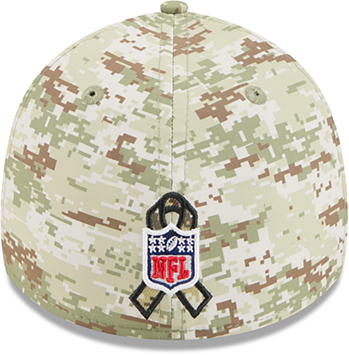 New Era Men's Jaguars 25 Salute to Service Camo 39THIRTY Cap - view number 2