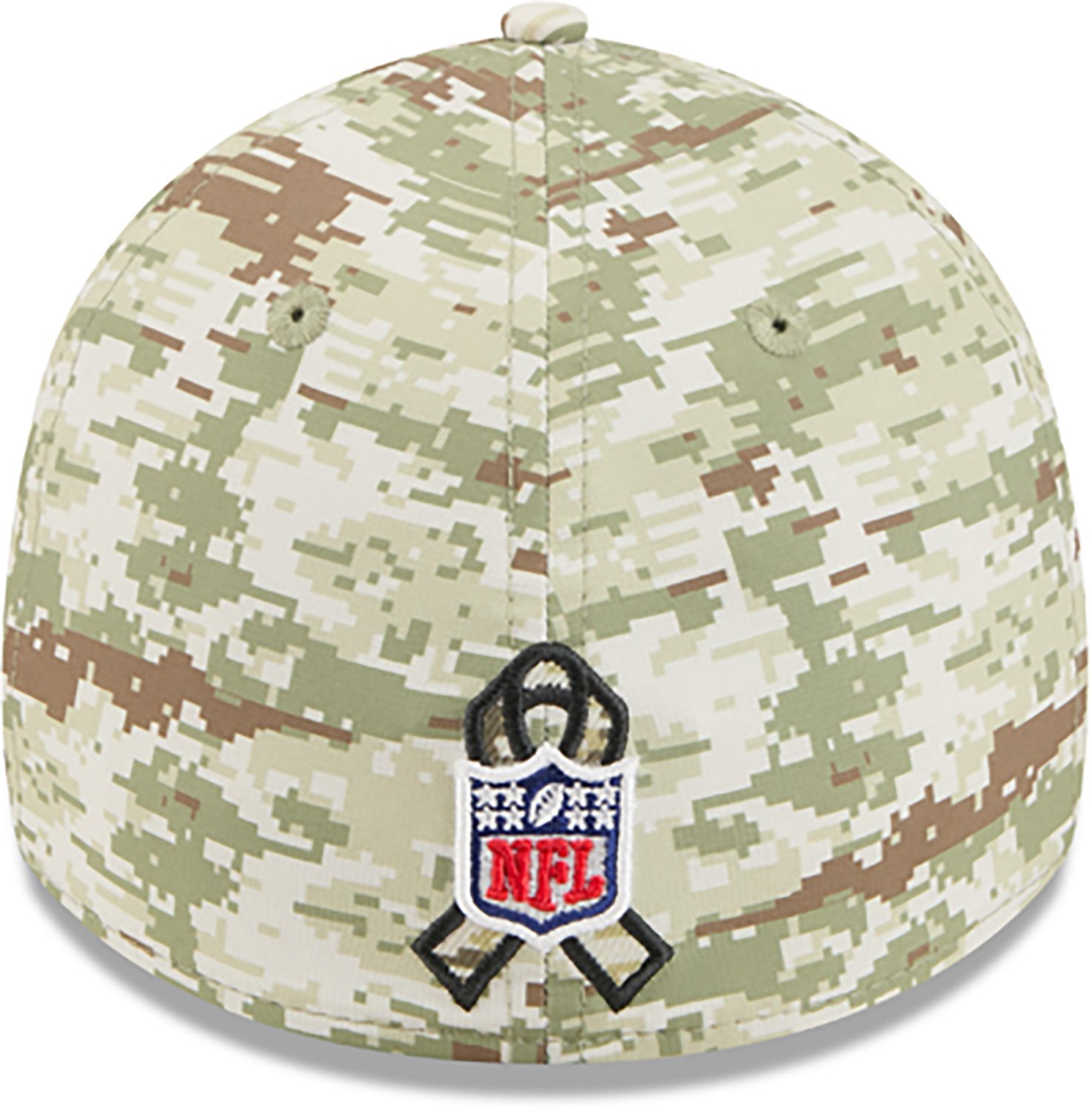 New Era Men's Steelers 25 Salute to Service Camo 39THIRTY Cap - view number 2