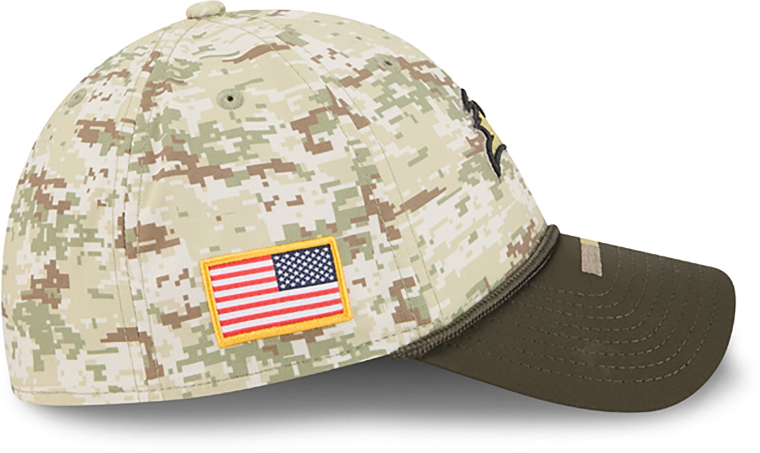 New Era Men's Buccaneers 25 Salute to Service Camo 39THIRTY Cap - view number 2