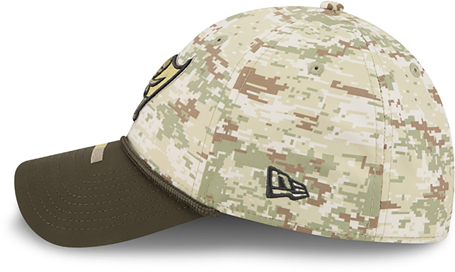 New Era Men's Buccaneers 25 Salute to Service Camo 39THIRTY Cap - view number 3