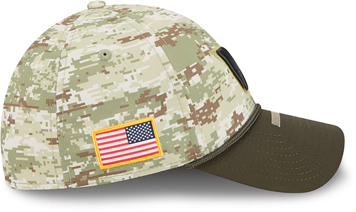 New Era Men's Commanders 25 Salute to Service Camo 39THIRTY Cap - view number 3