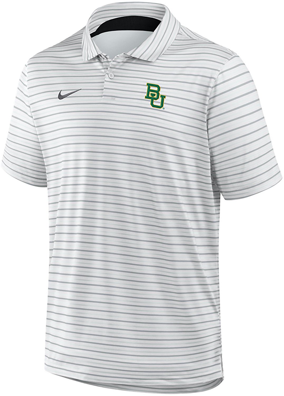 Nike Men's Baylor University Dri-FIT Stripe Tour Polo Shirt