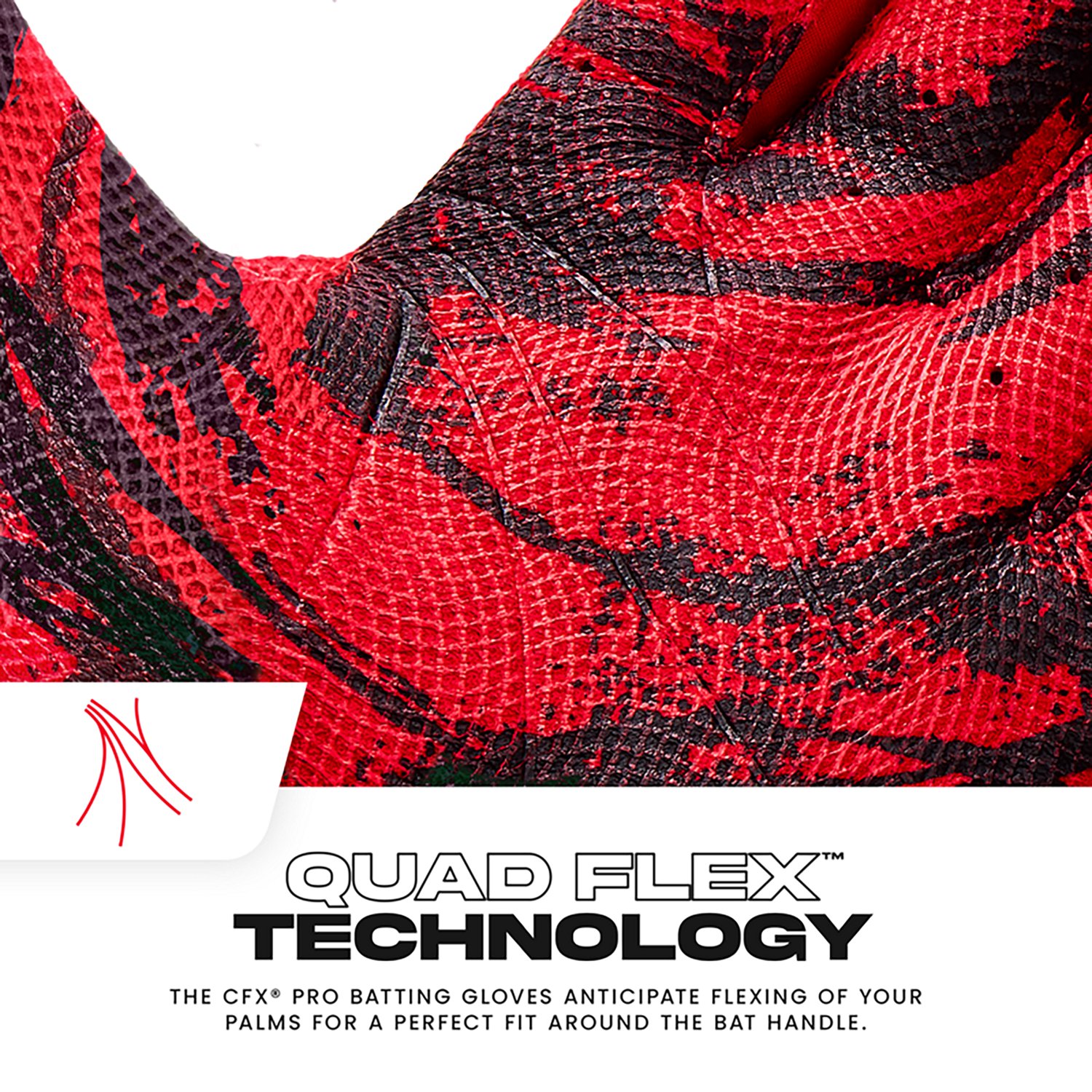 Franklin Adults' CFX Speedway Series Batting Gloves - view number 5