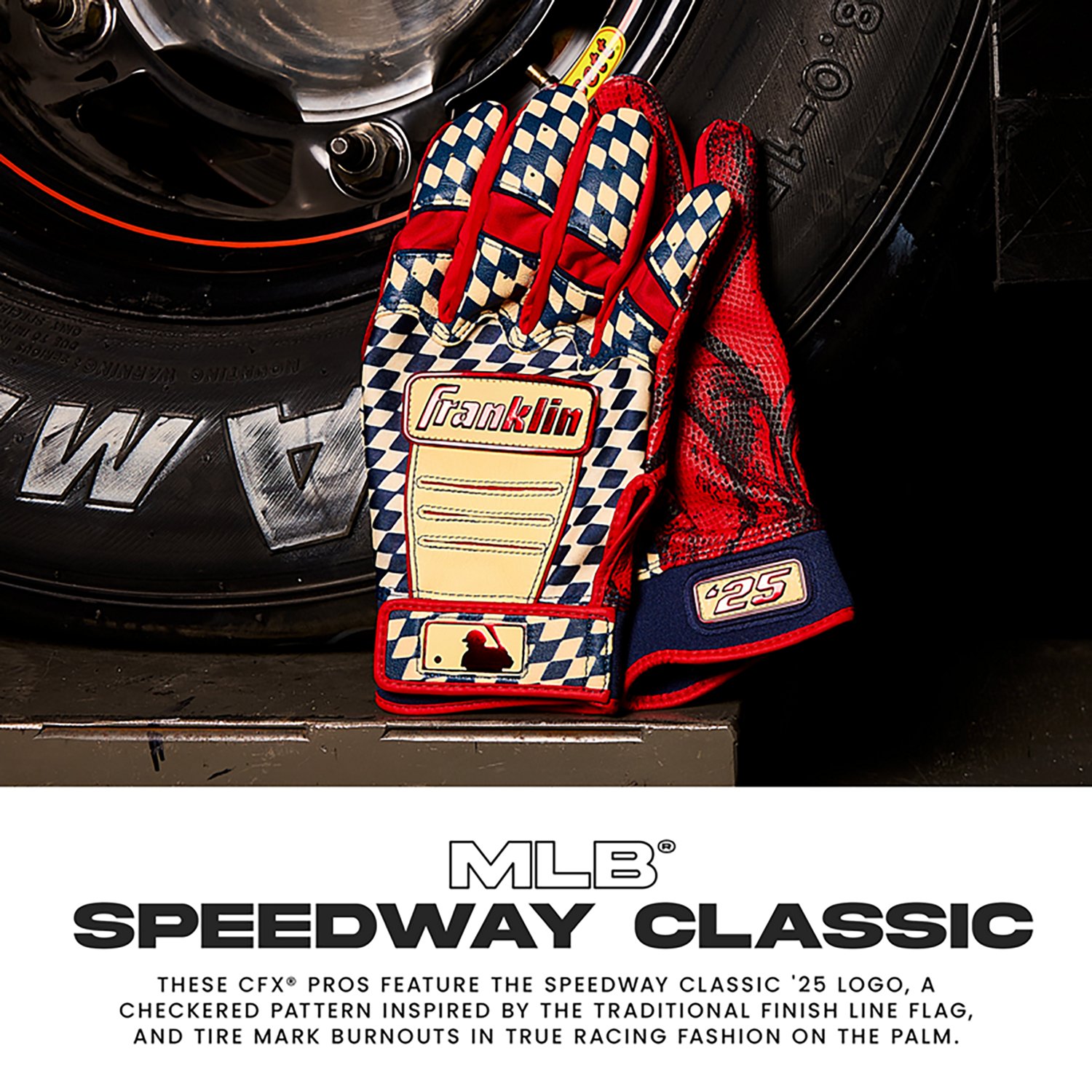 Franklin Adults' CFX Speedway Series Batting Gloves - view number 7