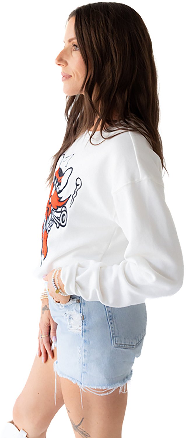 Gameday Social Women's Texas Tech Mascot Chenille Comfort Crew Sweatshirt - view number 4