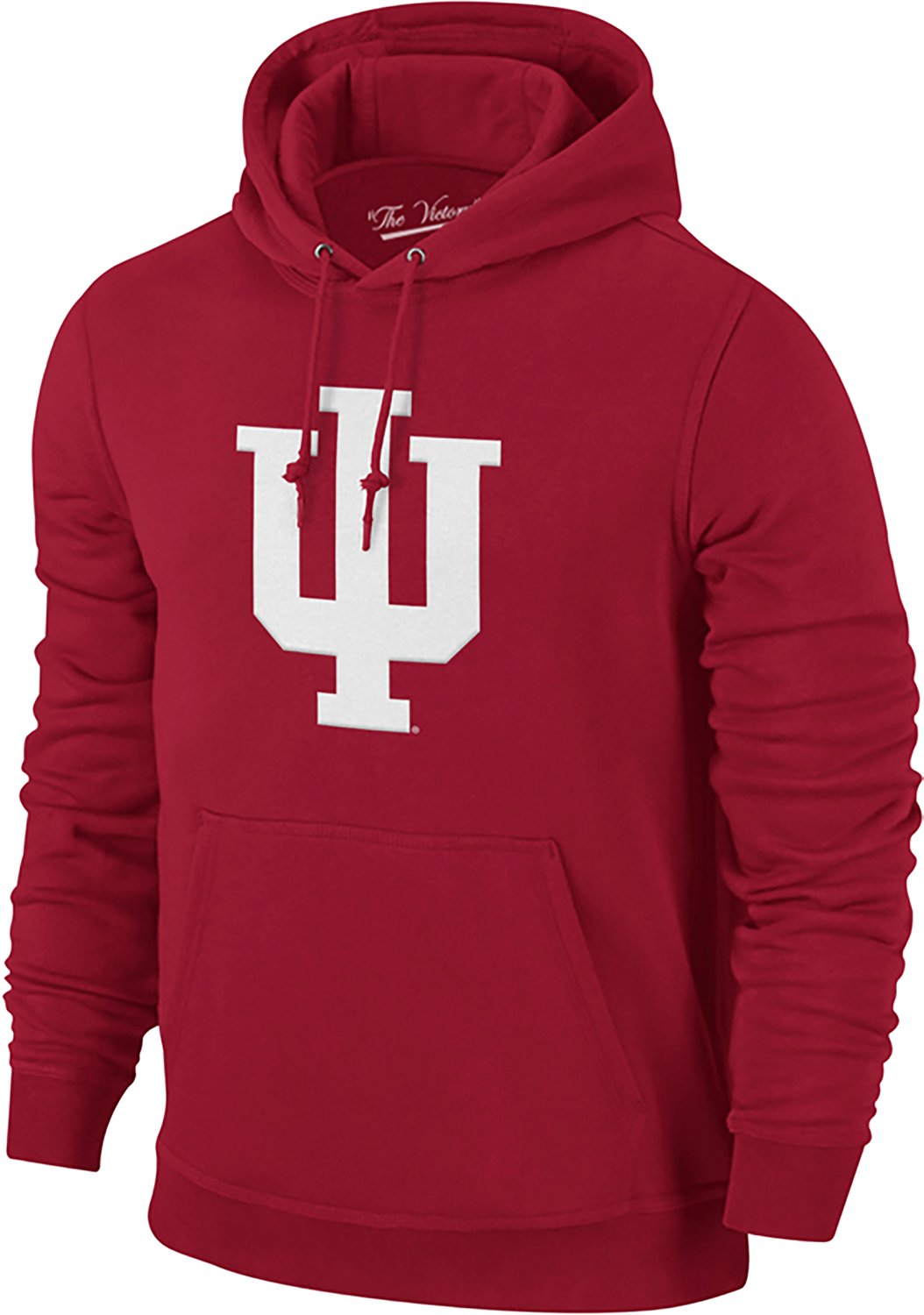 WILDCAT RETRO Men's Indiana Hoosiers Primary Logo Tackle Twill Hoodie - view number 2