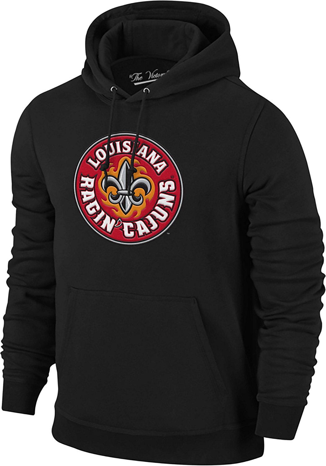WILDCAT RETRO Men's Louisiana-Lafayette Ragin Cajuns Primary Logo Tackle Twill Hoodie - view number 2