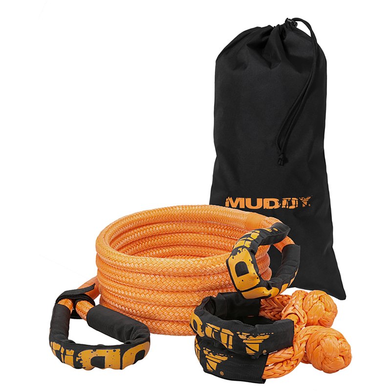 MUD-KRRK30 30 ft. Kinetic Recovery Rope Kit - Orange