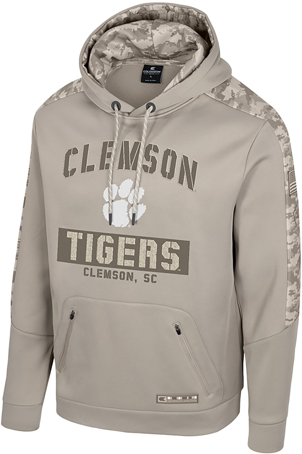 Colosseum Athletics Men’s Clemson University Battalion Hoodie - view number 2