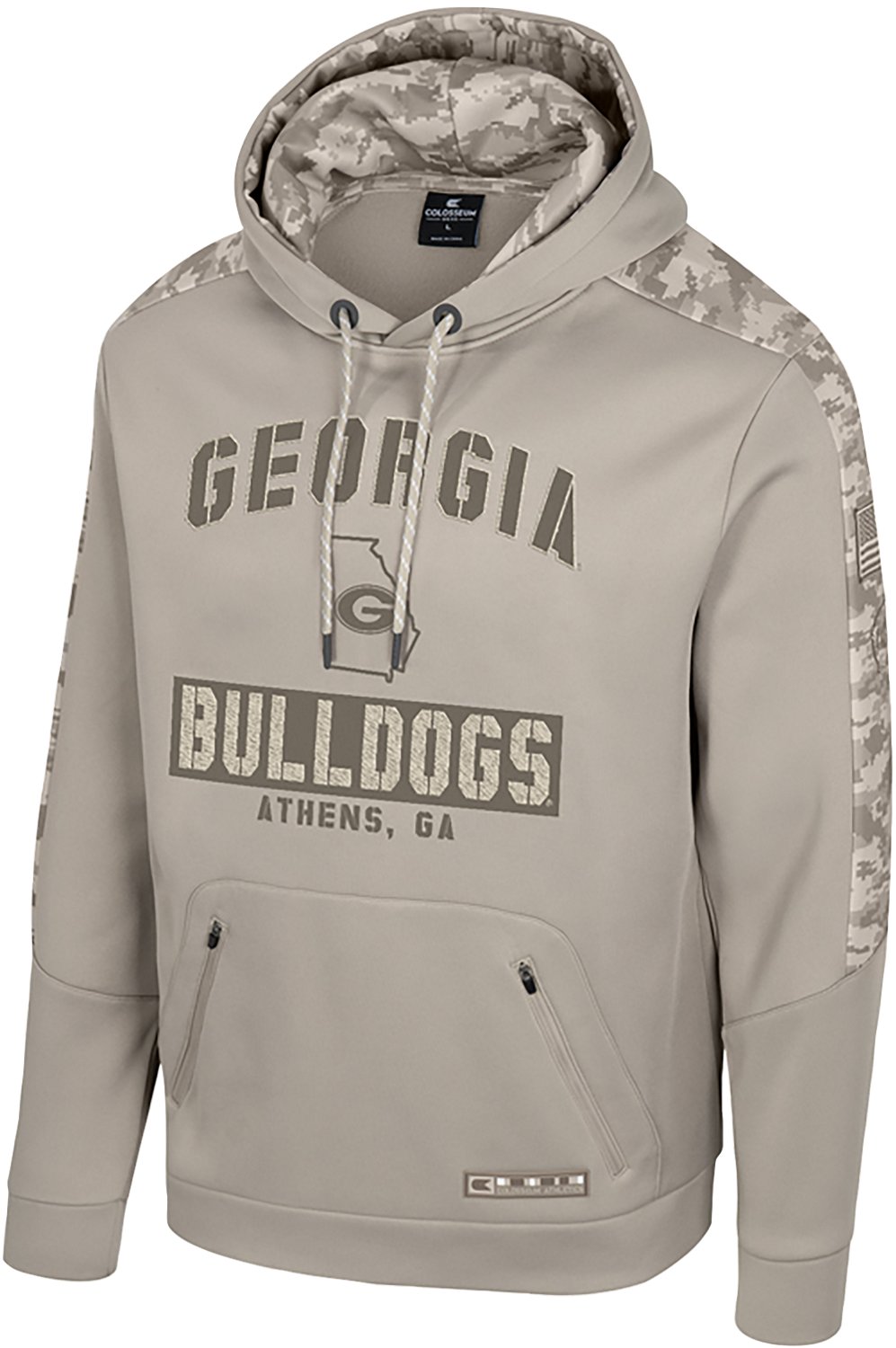 Colosseum Athletics Men’s University of Georgia Battalion Hoodie - view number 2