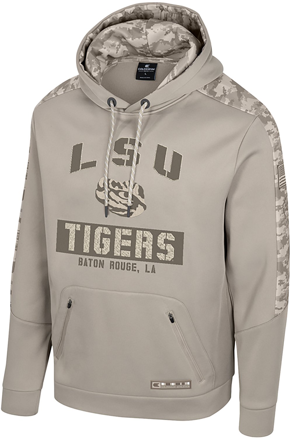 Colosseum Athletics Men's LSU Tigers Battalion Hoodie - view number 2
