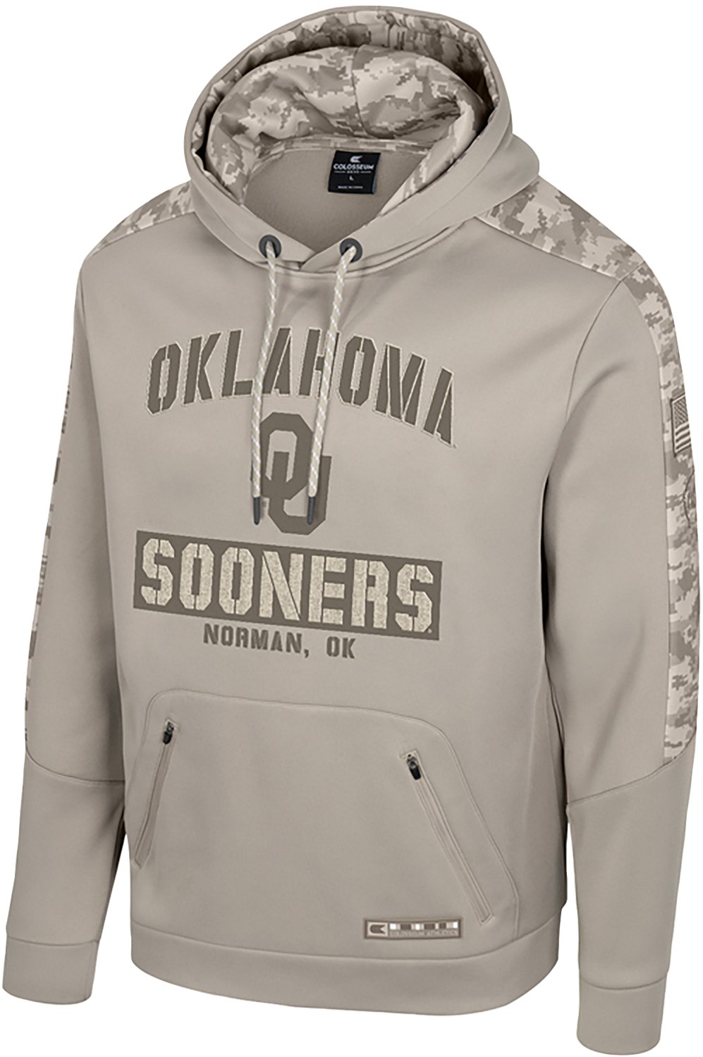 Colosseum Athletics Men’s University of Oklahoma Battalion Hoodie - view number 2