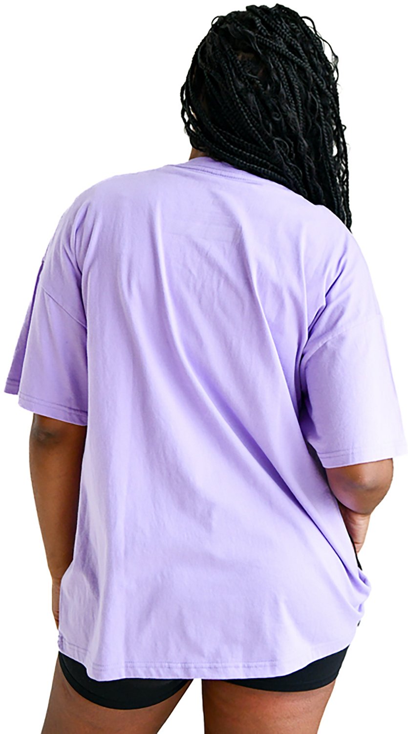 Gameday Social Women's Louisiana State University Tigers Southern Split Oversized Band Short Sleeve T-shirt - view number 6