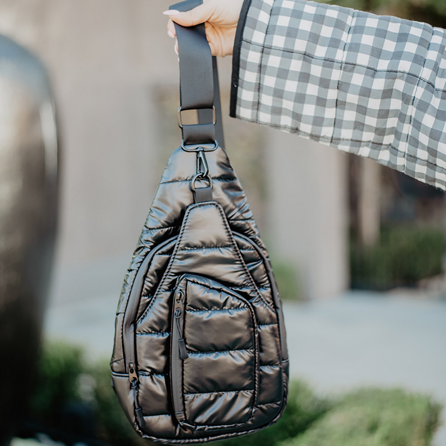 Katydid Metallic Sling Crossbody Bag - view number 6