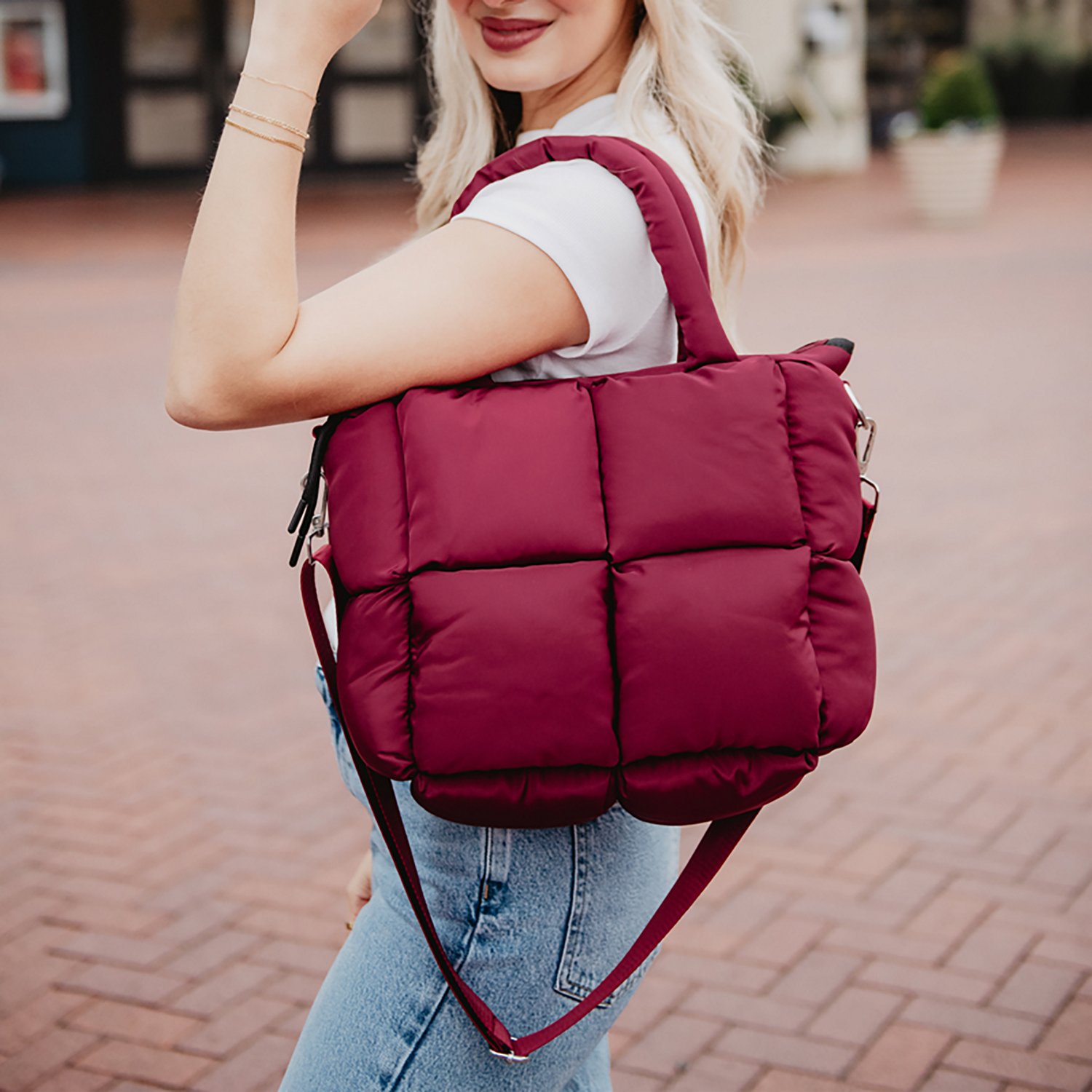 Katydid Women's Mini Puffer Tote Bag - view number 6