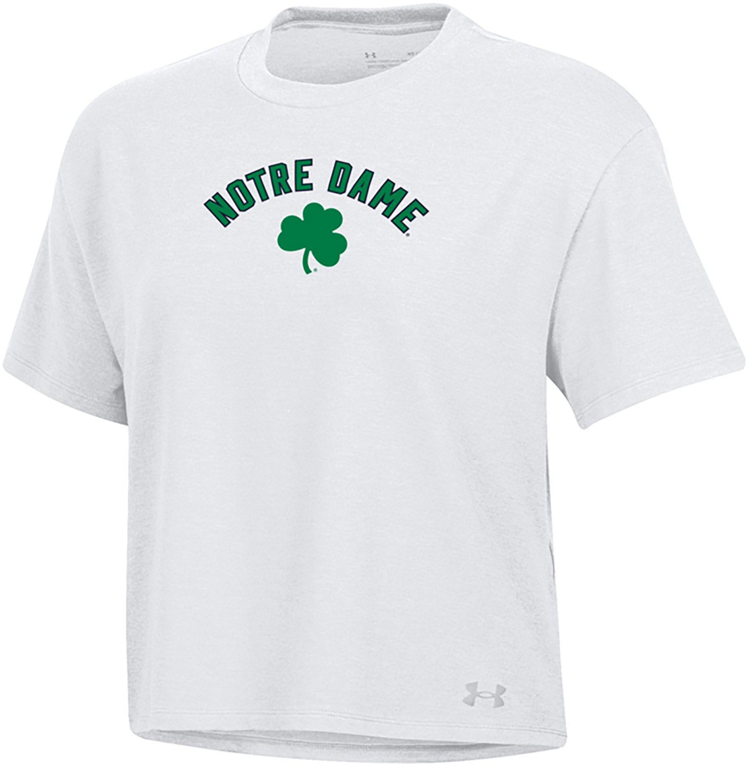 Under Armour Women's Notre Dame Fighting Irish Arch Shamrock T-shirt - view number 2