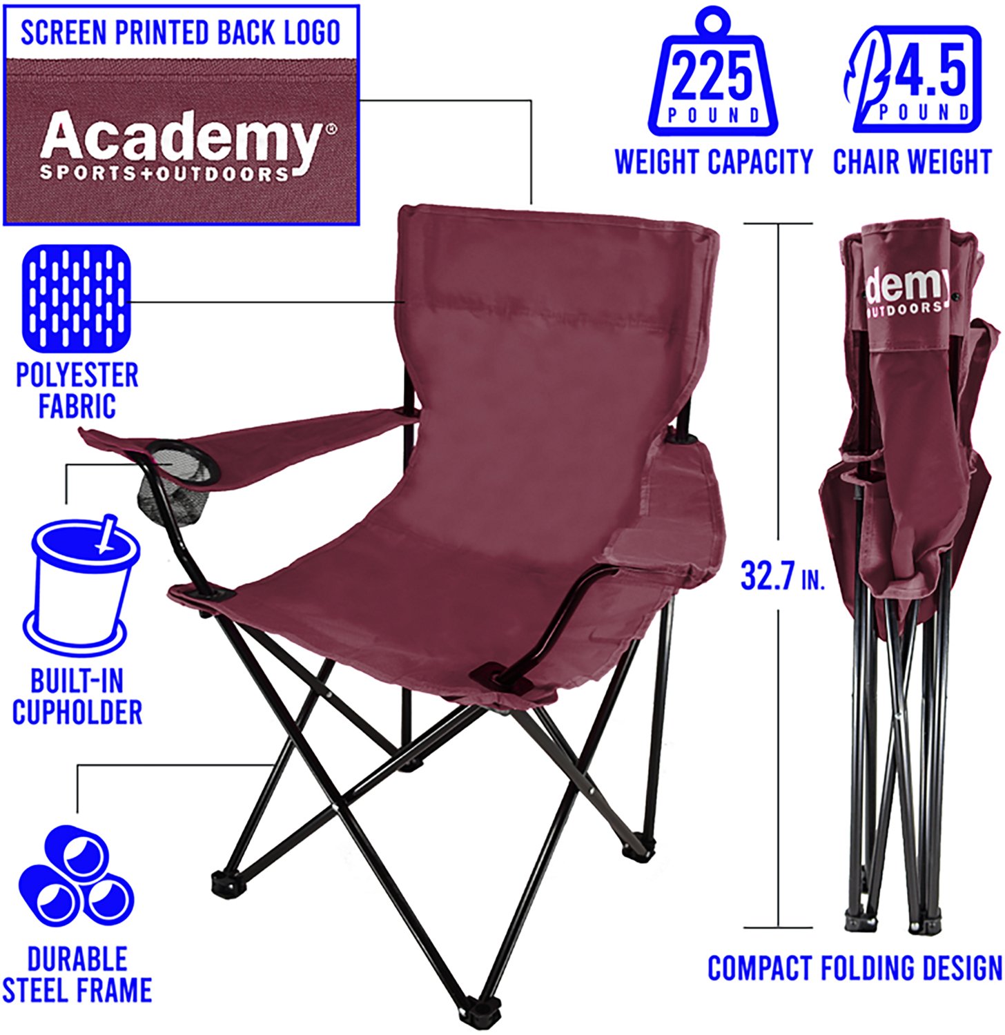 Academy Sports + Outdoors Logo Armchair - view number 5