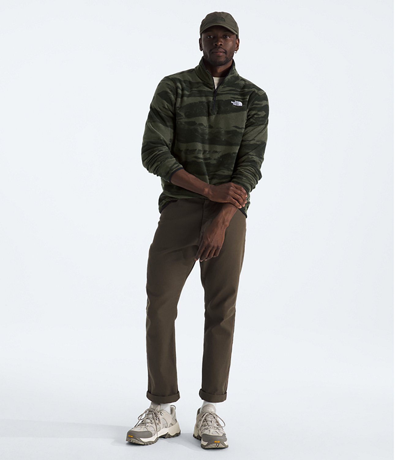 The North Face Men's Glacier Fleece Printed 1/4-Zip Jacket - view number 4