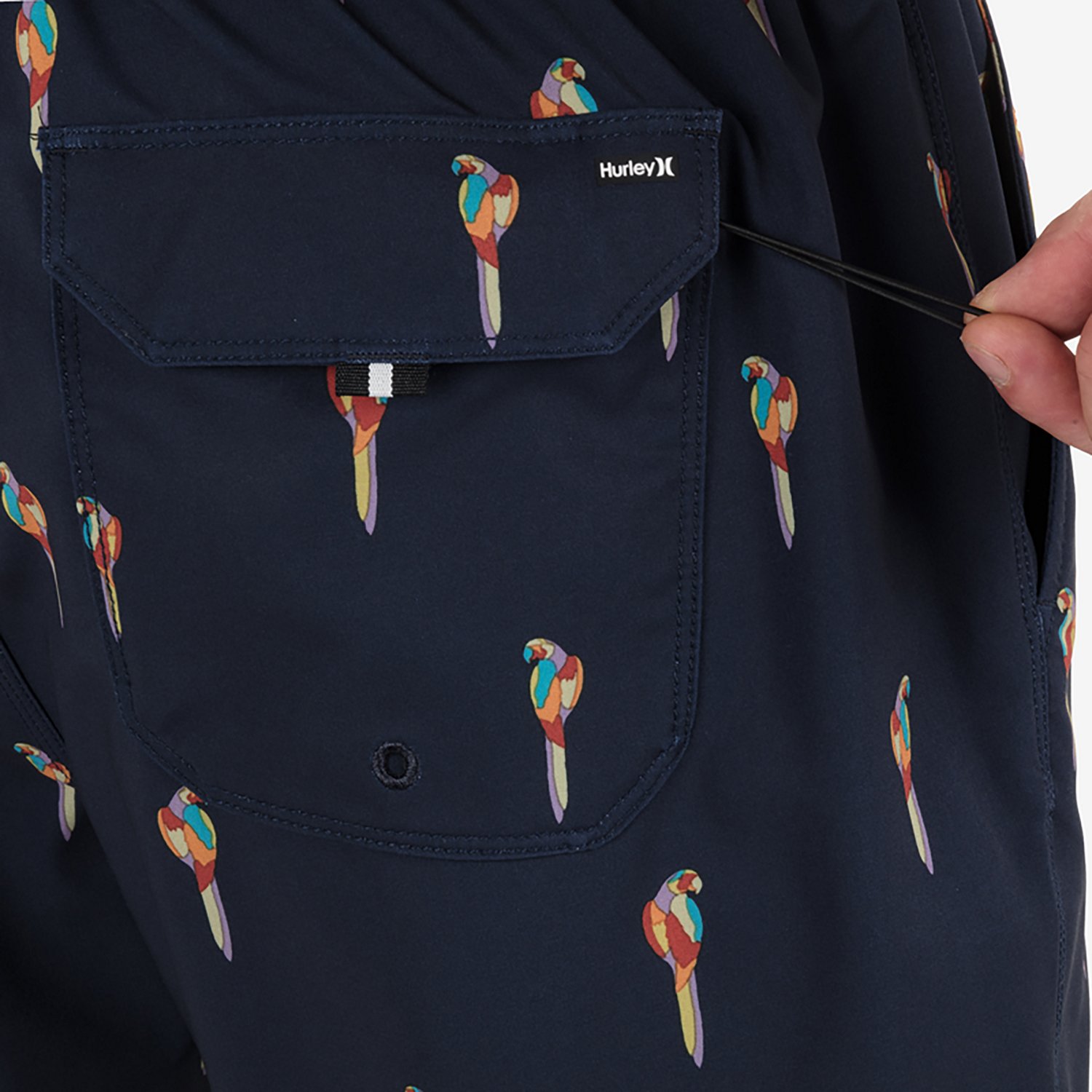 Hurley Men's Phantom Eco Poolside Combo Lined Volley Swim Shorts - view number 5