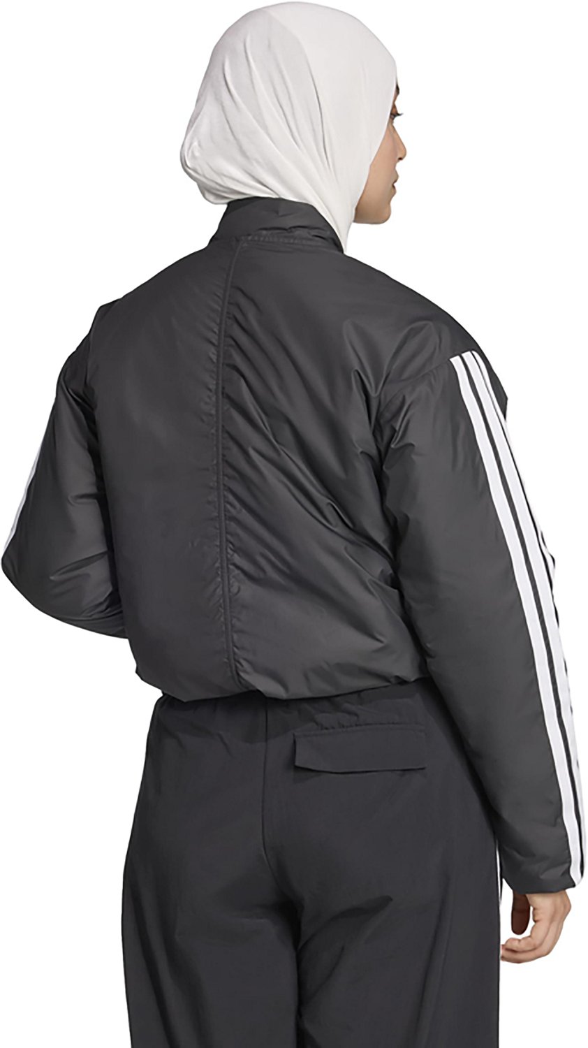 adidas Women's Essential 3-Stripes Insulated Bomber Jacket - view number 2