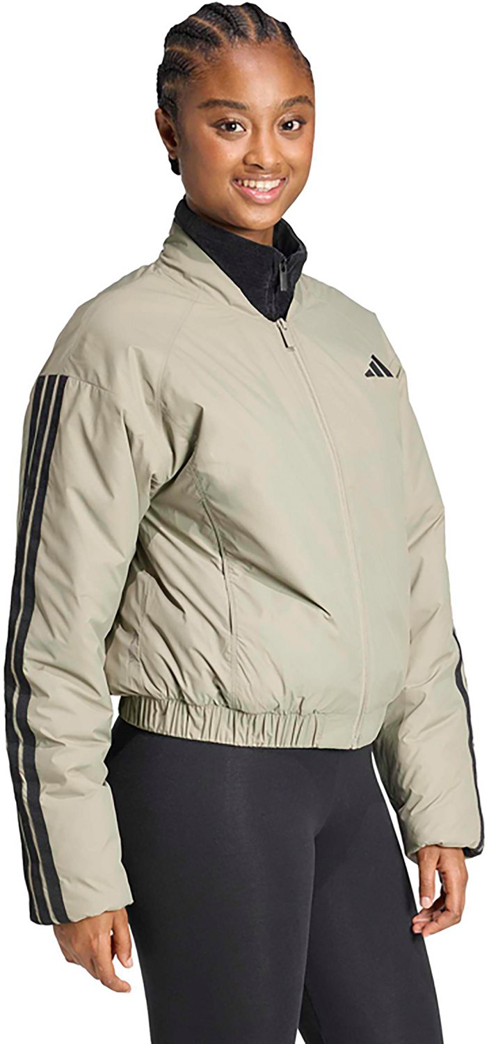 adidas Women's Essential 3-Stripes Insulated Bomber Jacket - view number 5
