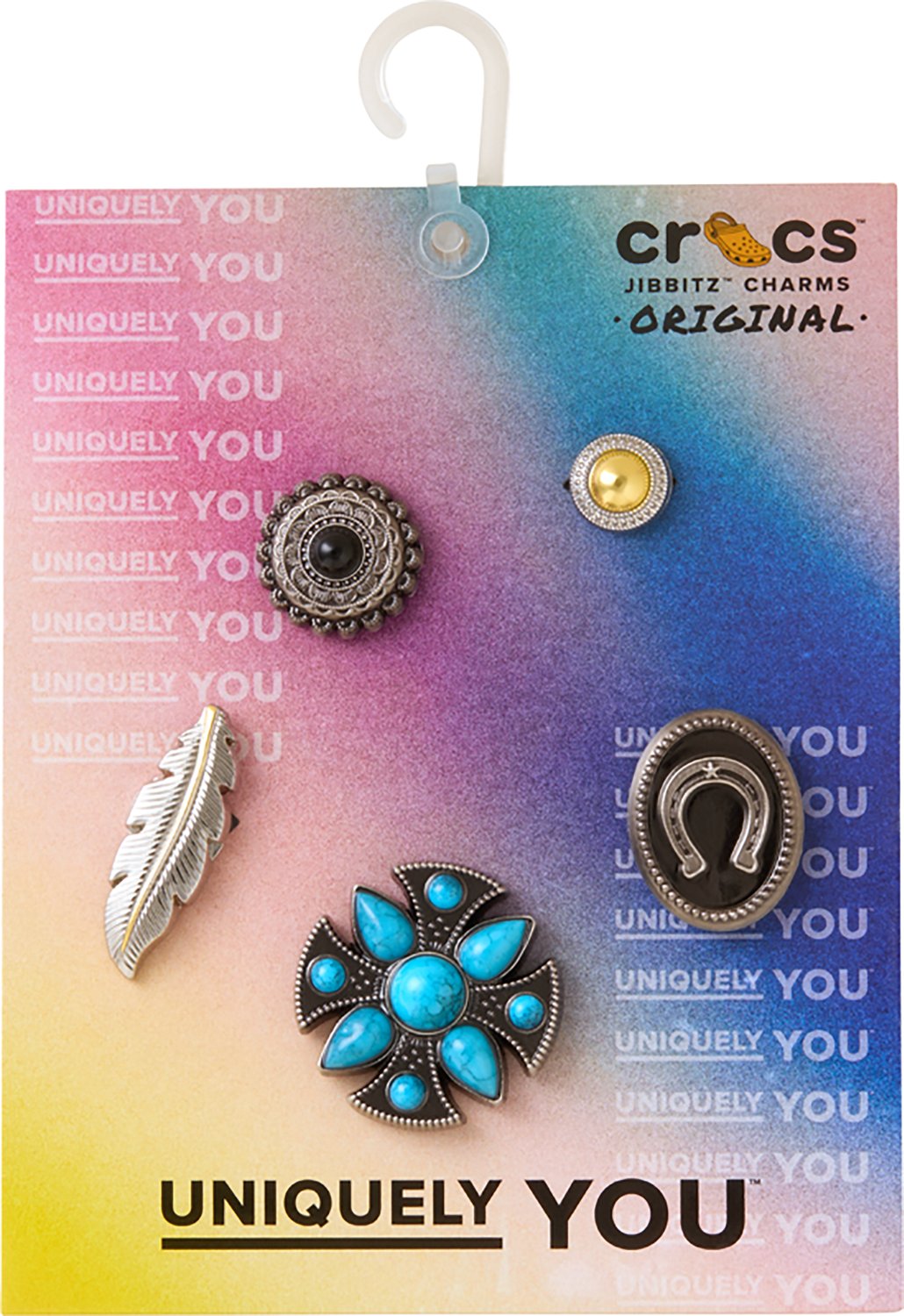 Crocs Jibbitz SMT Turquoise and Silver 5-Pack - view number 2