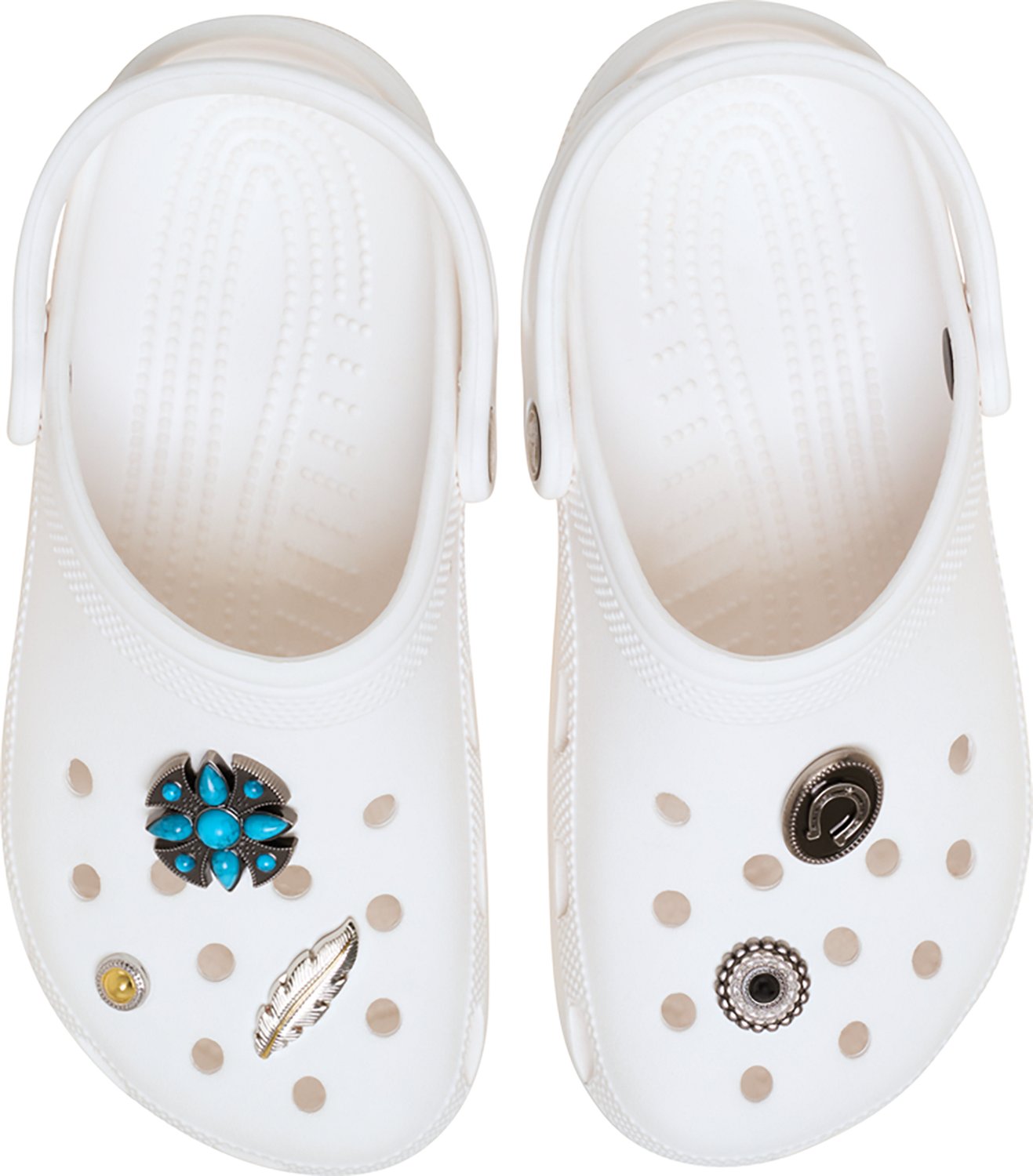 Crocs Jibbitz SMT Turquoise and Silver 5-Pack - view number 3