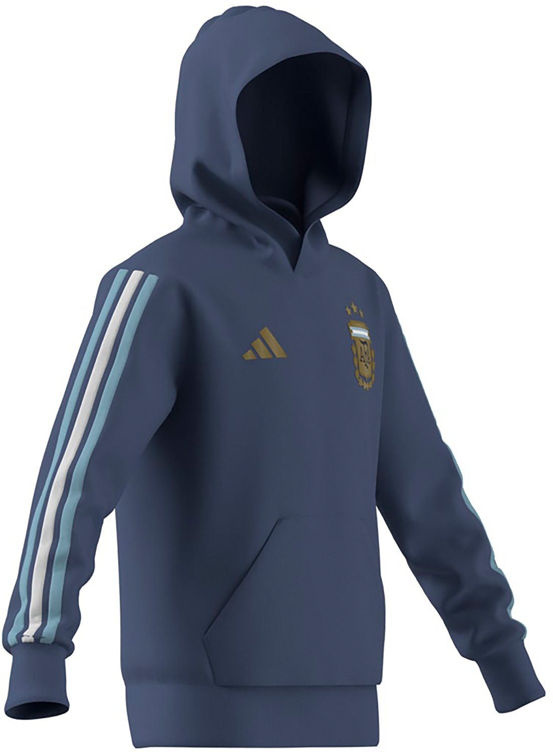 adidas Kids' Argentina World Cup 2026 DNA Fleece Hoodie - view number 2