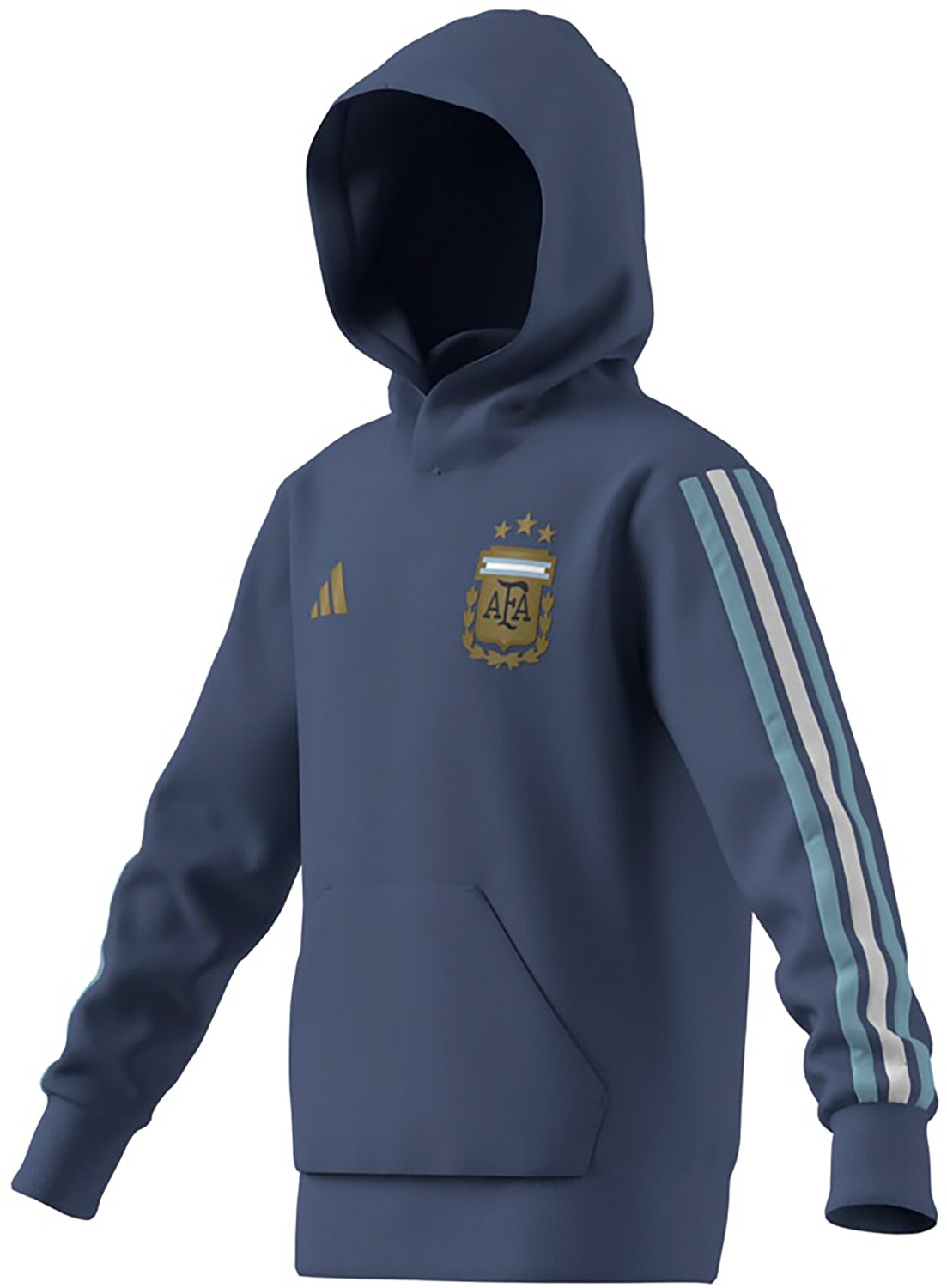 adidas Kids' Argentina World Cup 2026 DNA Fleece Hoodie - view number 3