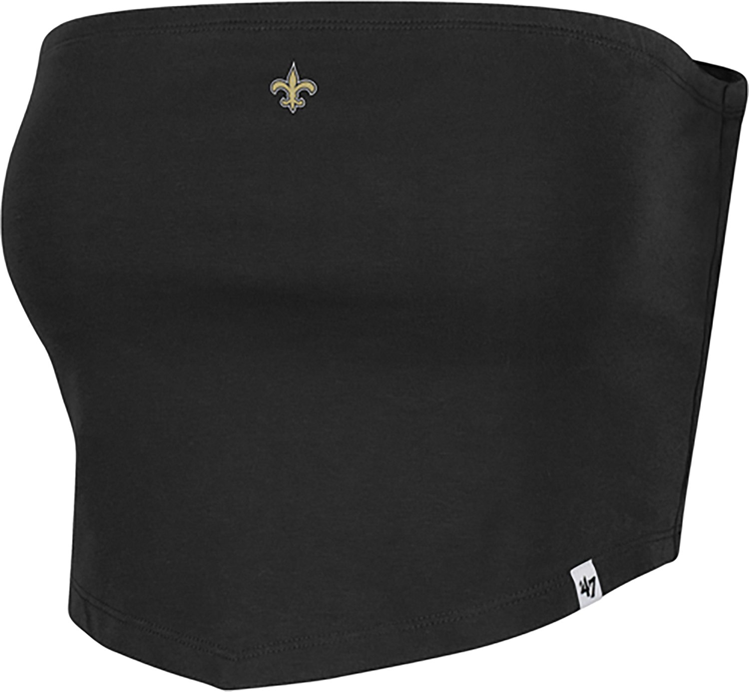 47 Brands Women's New Orleans Saints Micro Embroidered Bandana Tube Top - view number 1