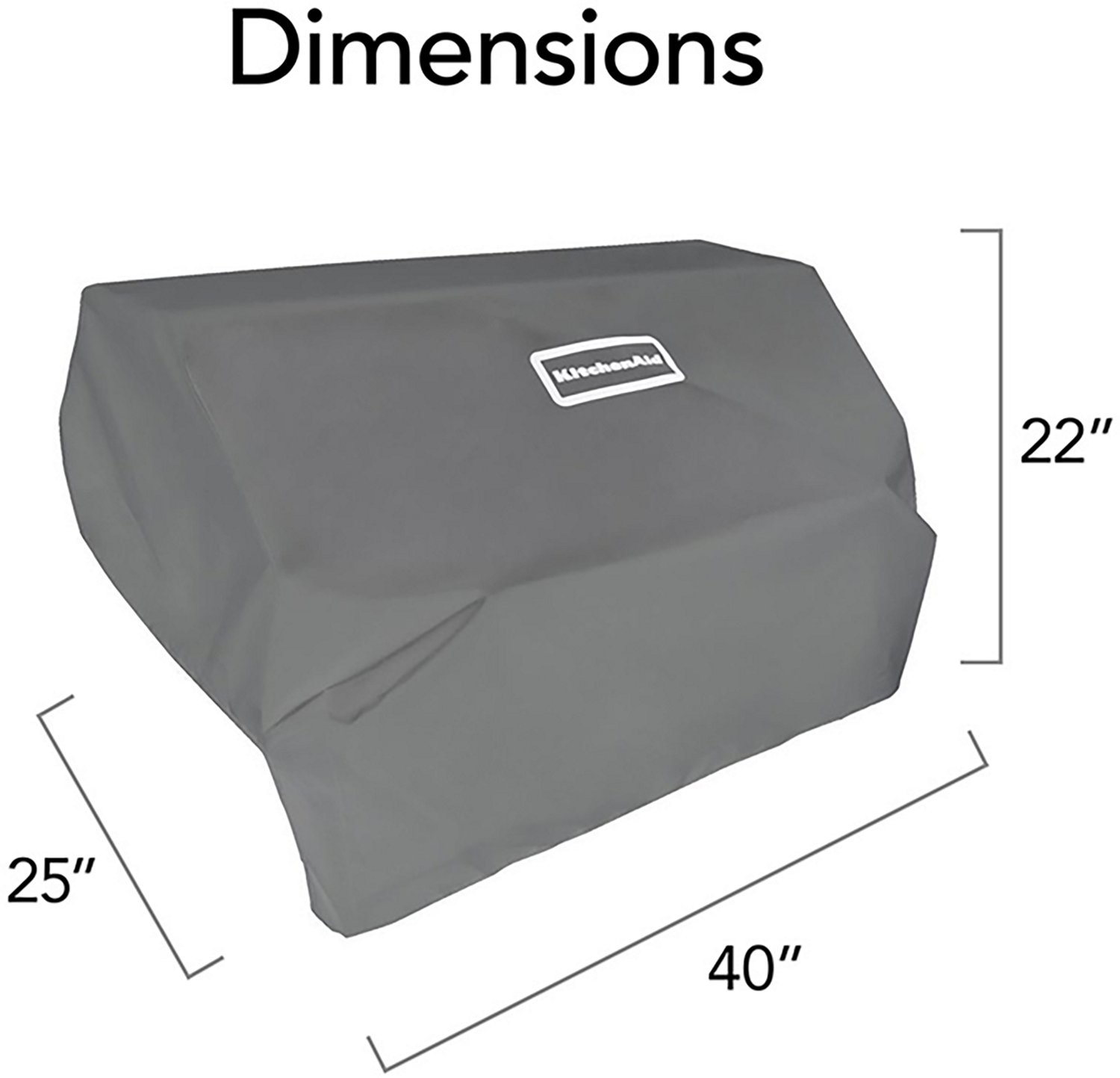 KitchenAid Built-In Head Grill Cover - view number 3