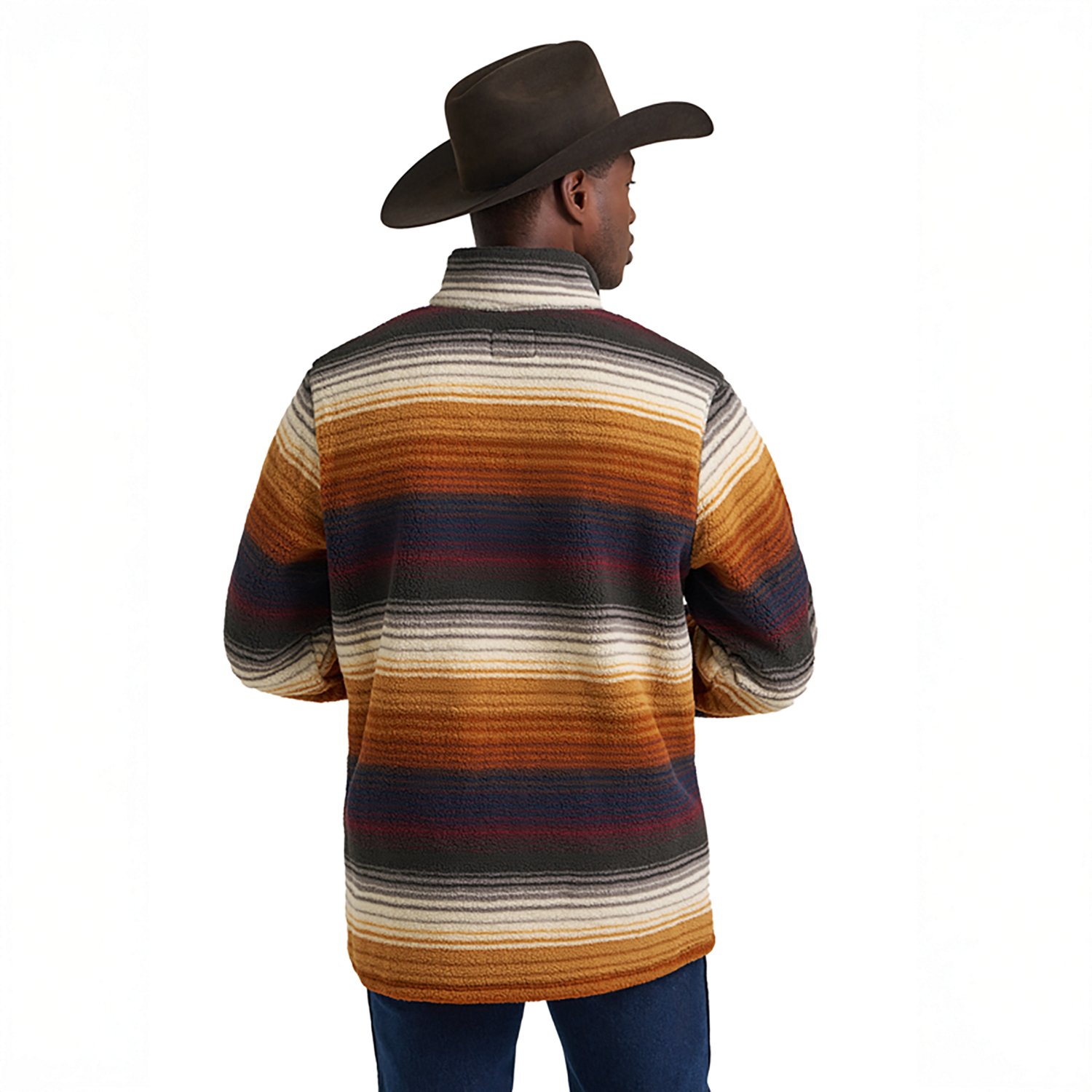 Wrangler Men's Western Sherpa 1/4 Zip Sweatshirt - view number 4