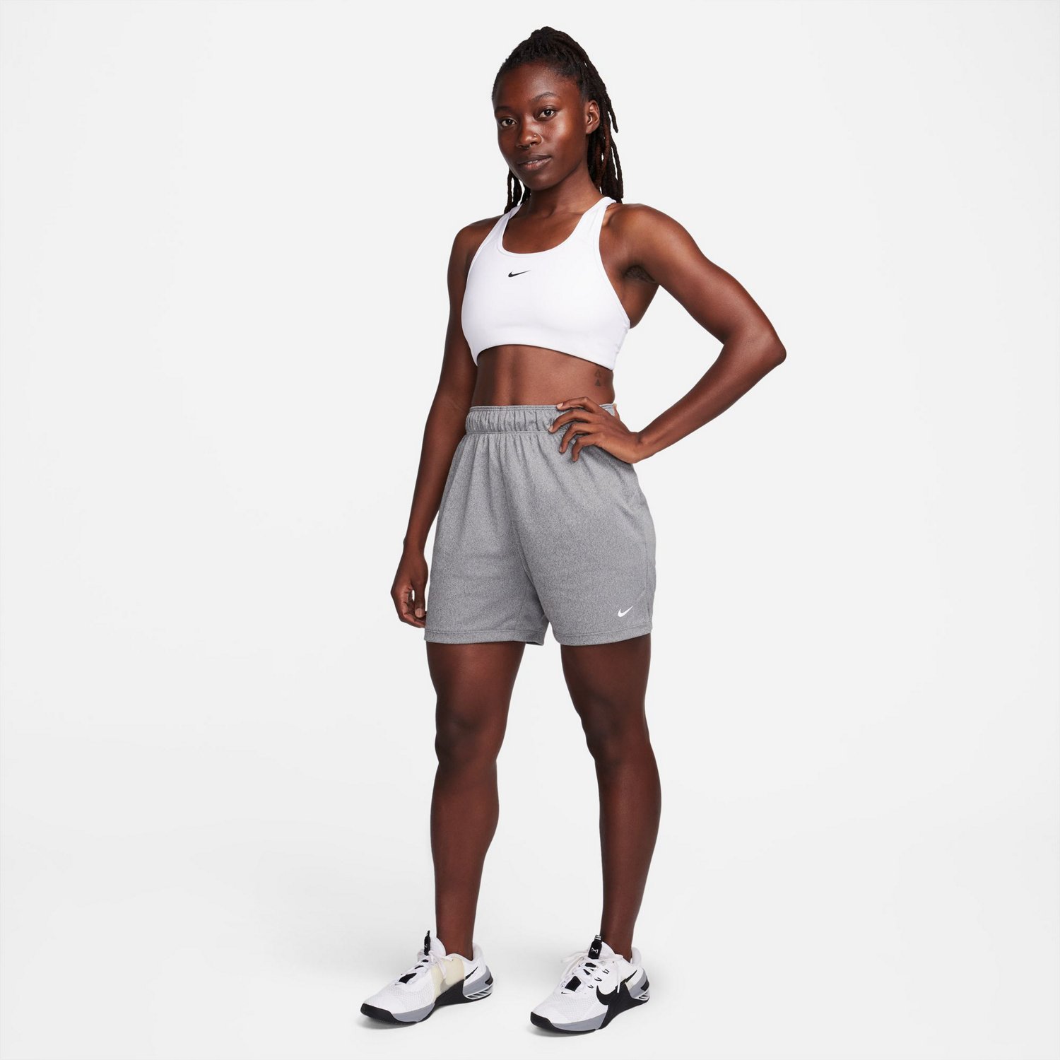 Nike Women's Attack Dri-FIT Mid-Rise Shorts 5in - view number 7