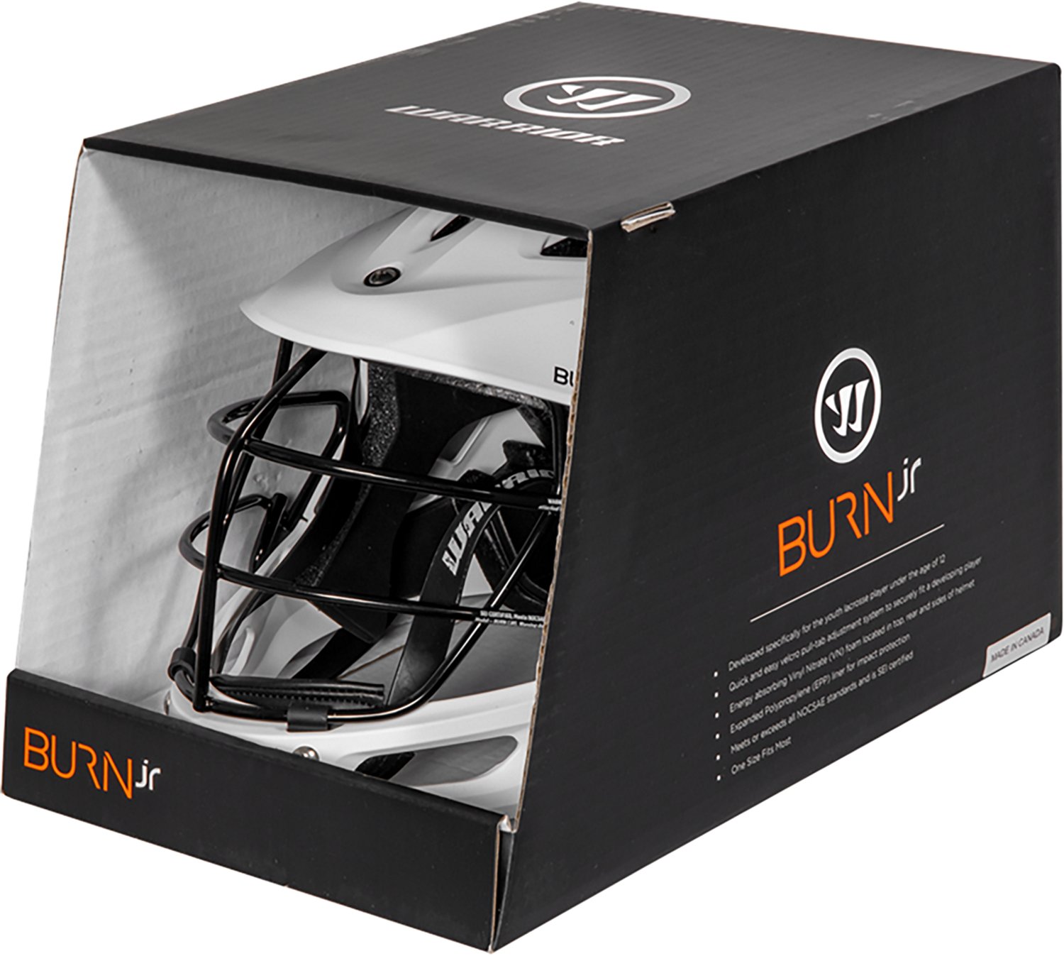 Warrior Kids' Burn Lacrosse Helmet - view number 5