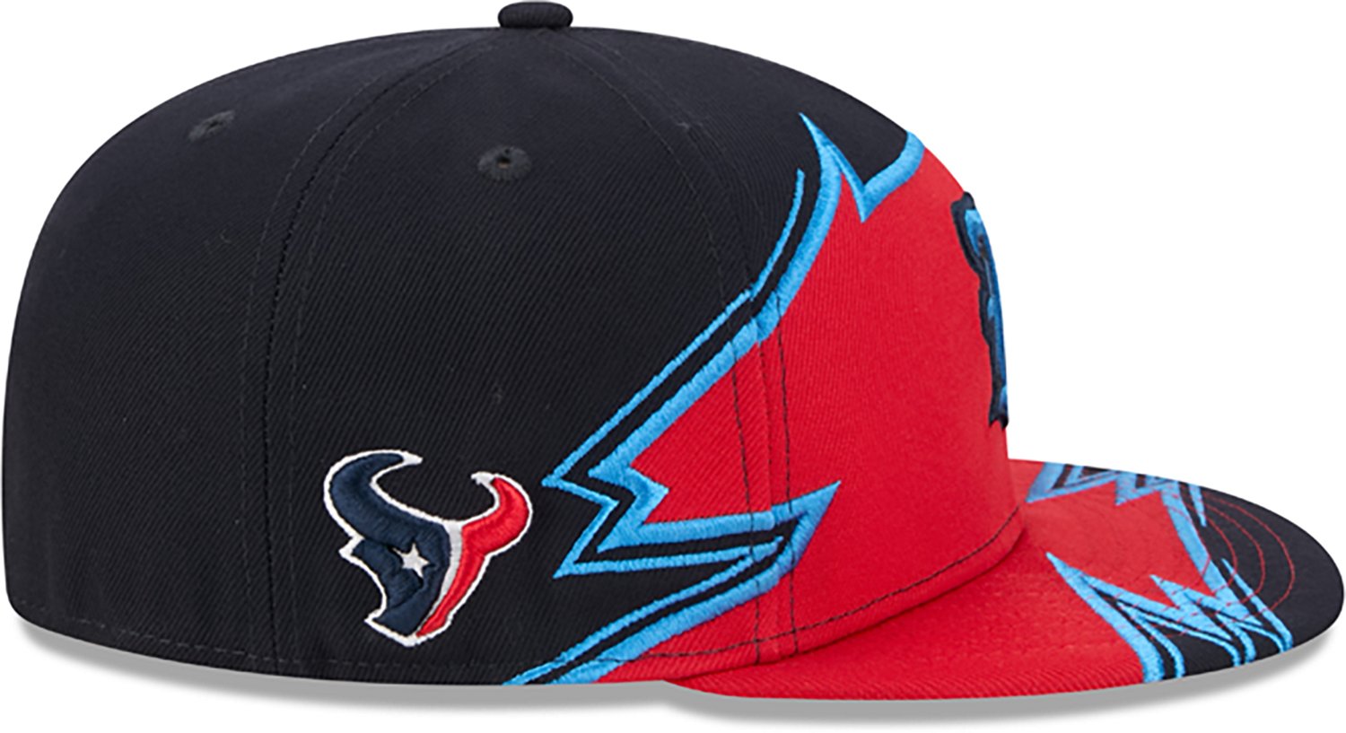 New Era Men’s Houston Texans Break Blue OTC 59FIFTY Cap - view number 3