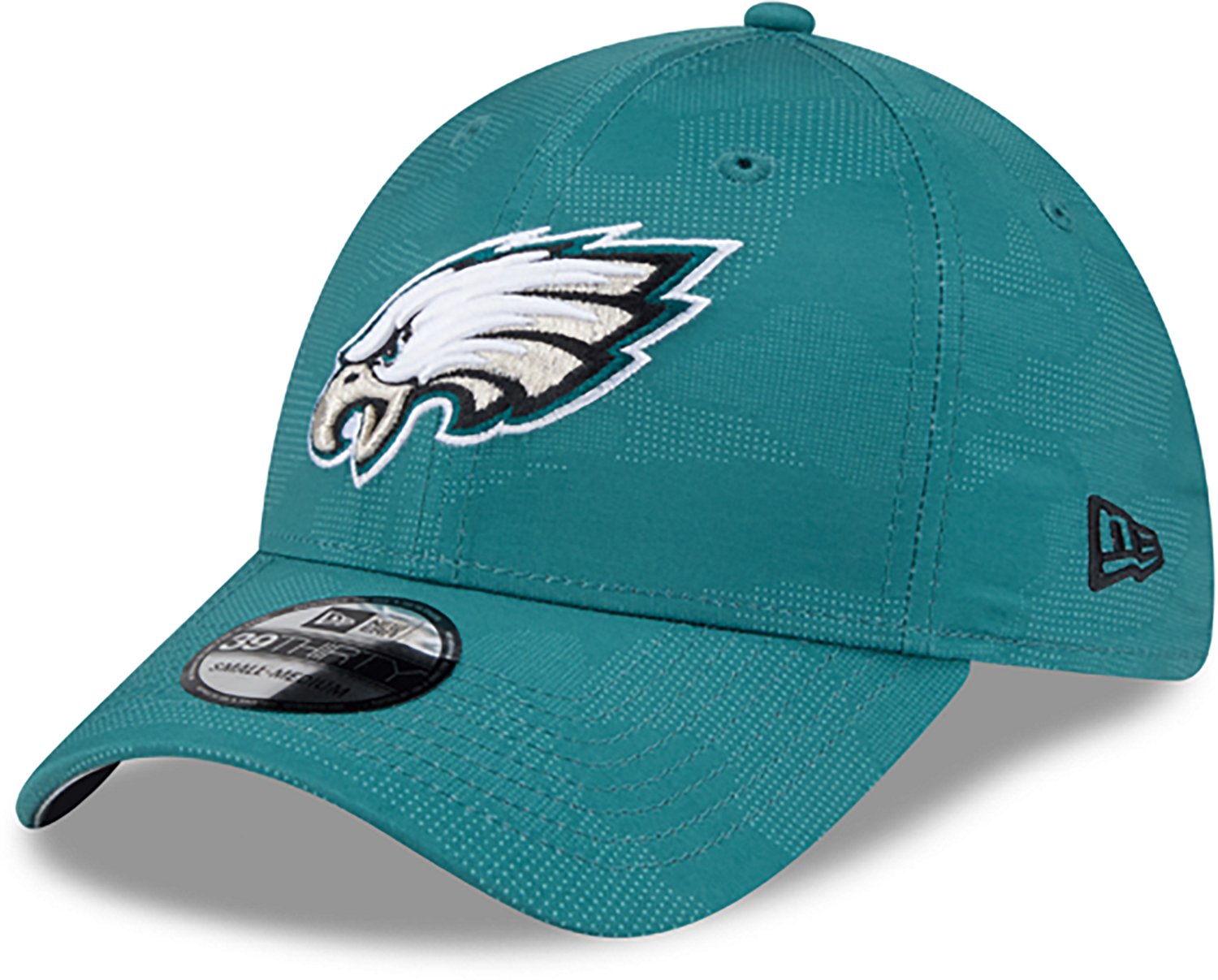 New Era Men's Eagles Tonal Camo OTC 39THIRTY Cap - view number 6